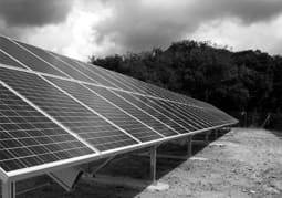 Barra de Paneles solares fotovoltaics de C-Solar
